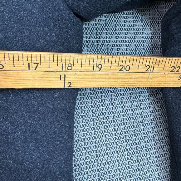 Ann Taylor Loft Womens Size 10 Button-Front Black Peacoat (Rare find) - Picture 6 of 7